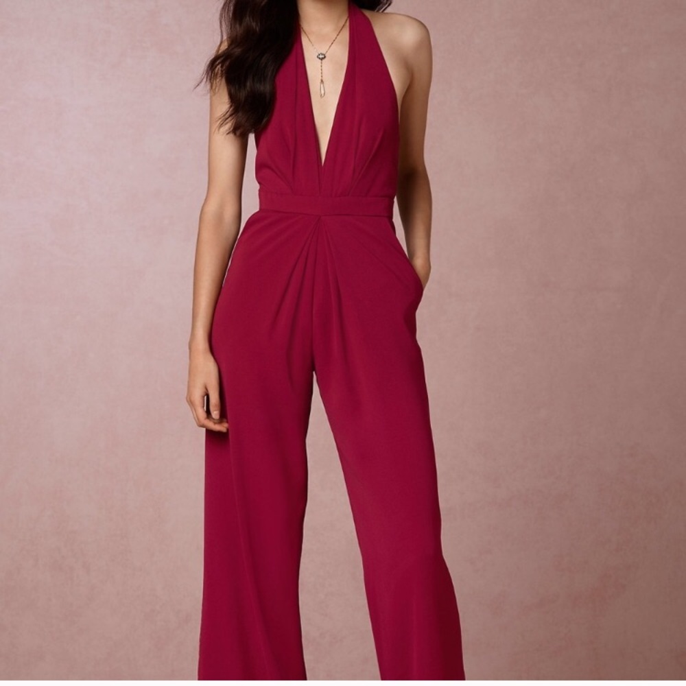 Jill Stuart Red Jumpsuit